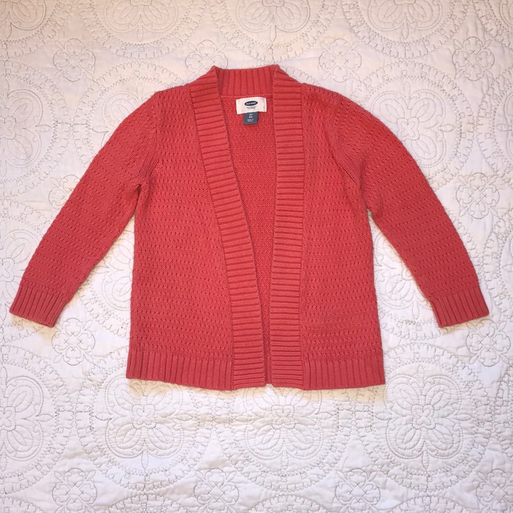 Old Navy - Coral Cardigan- Girls